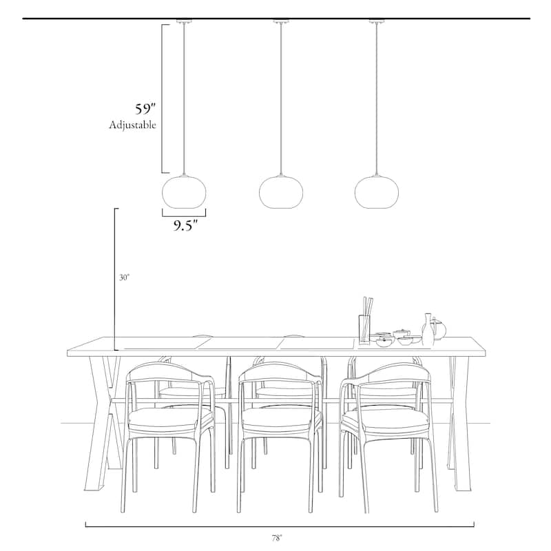 Modern Farmhouse 1-Light Opal Glass Pendant Light for Kitchen Island Dining Room Bedroom - White Gold - D9.5"xH7.5"