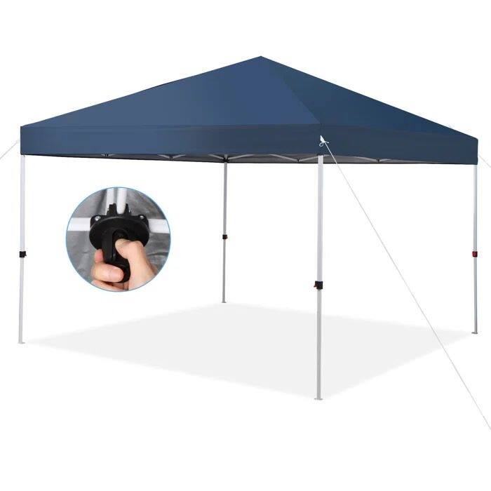 Vrakae 10'x 10' Outdoor Pop Up Canopy Tent with Carry Bag - N/A