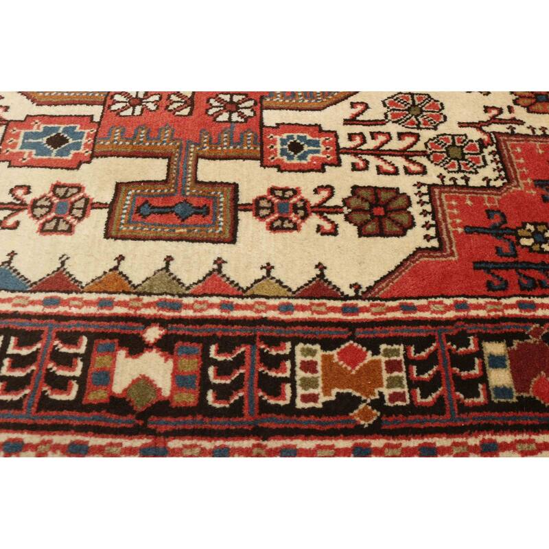 ECARPETGALLERY Hand-knotted Anadol Cream Wool Rug - 3'5 x 4'10