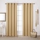 preview thumbnail 17 of 39, Porch & Den Boosalis Sateen Twill Blackout Curtain Panel Pair 52" W X 84" L - Sundress