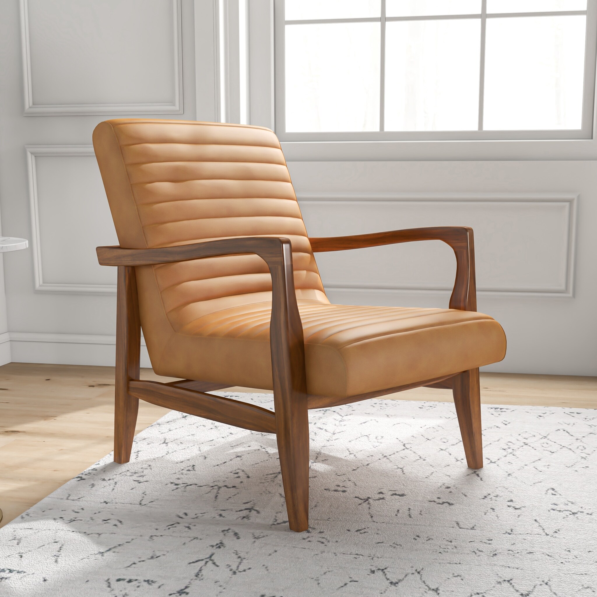 Austermann faux leather armchair best sale