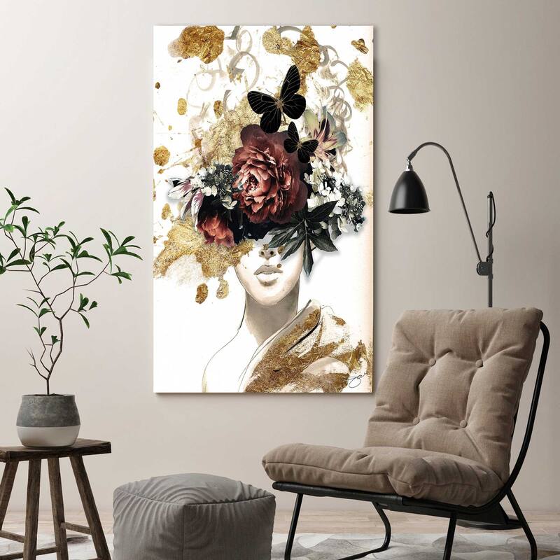 "Antique Flowers" by Jodi Print on Canvas