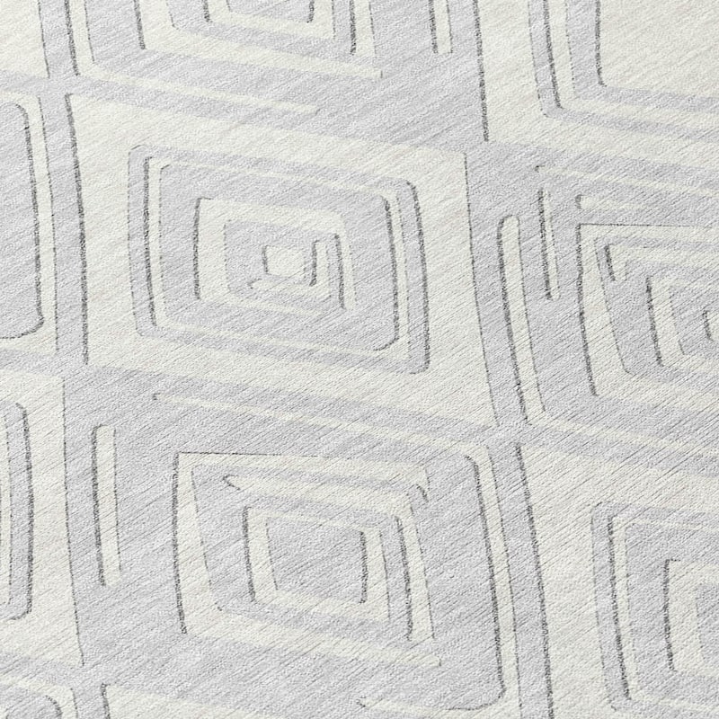 Machine Washable Indoor/ Outdoor Chantille Contemporary Diamonds Rug