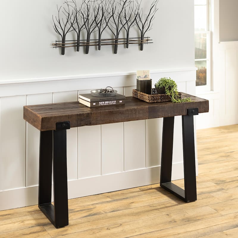 Richland Indoor/Outdoor Reclaimed Wood Console Table