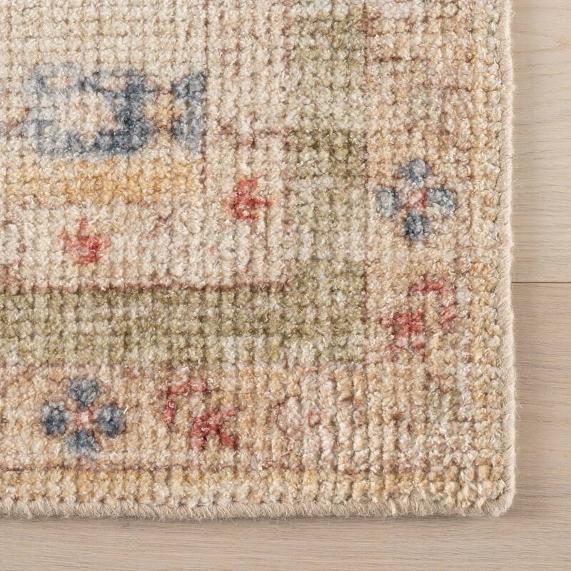 Padma Lakshmi Raji Hand-Tufted Multi-Stripe Wool-Blend Rug