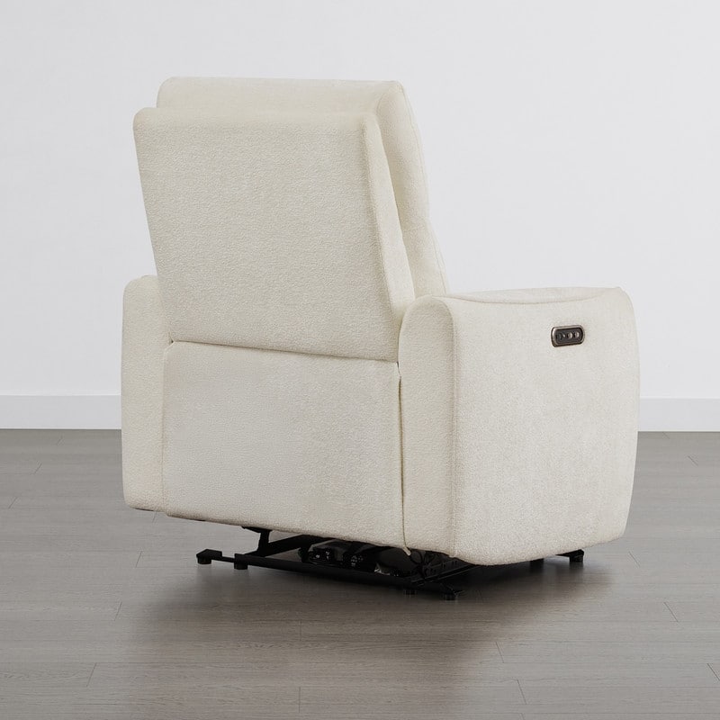 Spruce & Spring Dual Motors Power Lay Flat Recliner with Headrest