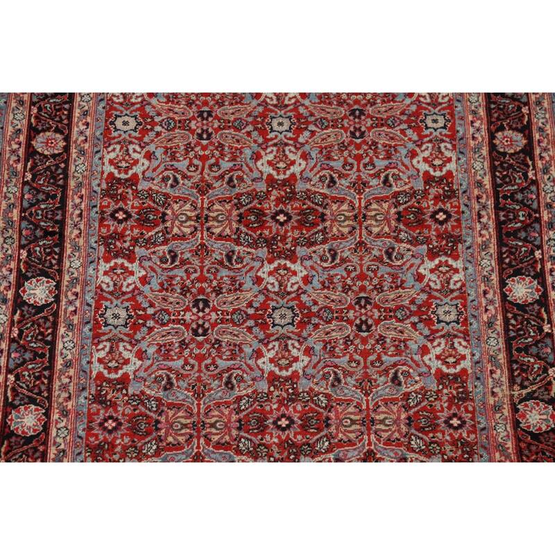 Vegetable Dye Senneh Accent Rug Handmade Wool Carpet - 3'4" x 5'0"