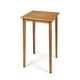 preview thumbnail 15 of 34, Polaris Outdoor 26" Square 3 Piece Wood and Wicker Bar Height Set by Christopher Knight Home