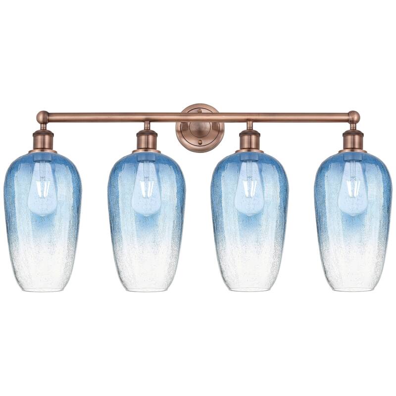 Innovations Lighting Endless Possibilities Edison - Brookhaven Flute - 4 Light 34" Bath Vanity Light