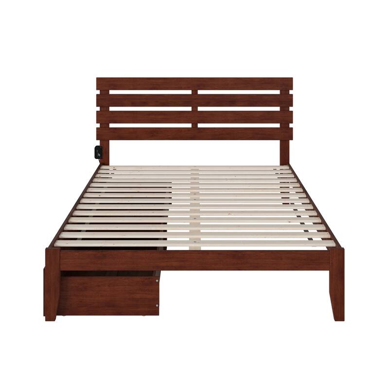 Oxford Bed with USB Turbo Charger and 2 Extra Long Drawers Bed Bath