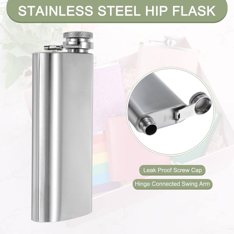 5oz/140ml Stainless Steel Hip Flask for Camping Outdoor Activity