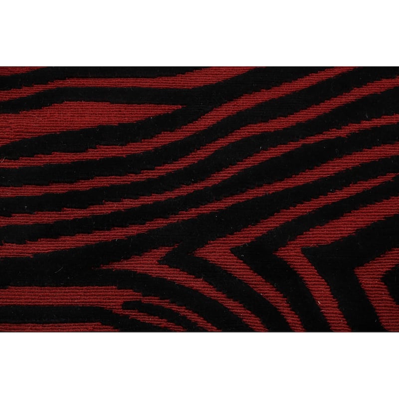 Vegetable Dye Animal Print Nepalese Area Rug Hand-knotted Wool Carpet - 10'1" x 12'0"