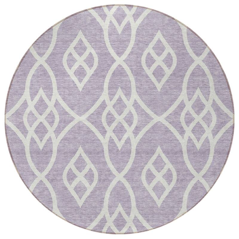 HomeRoots Trellis Transitional Rectangle Outdoor Rug