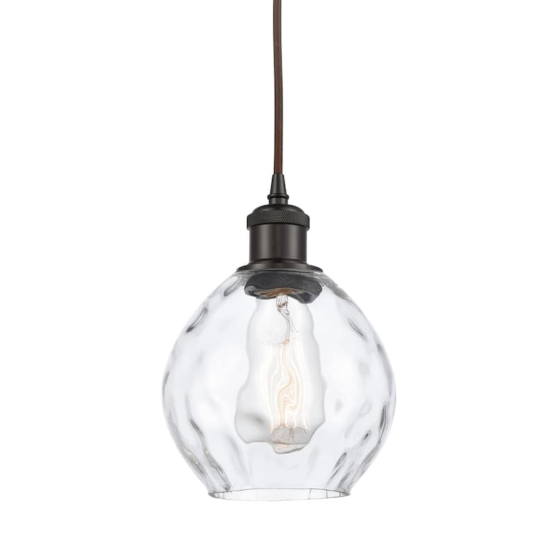 Innovations Lighting 516-1P-9-6 Waverly Pendant Waverly 6" Wide Mini - Clear / Oil Rubbed Bronze
