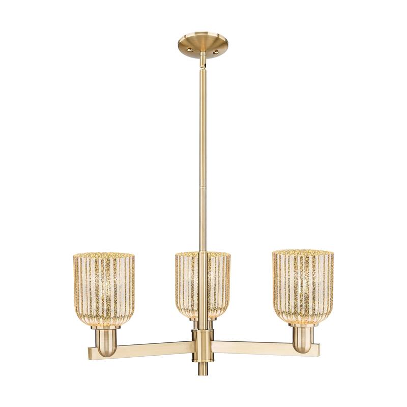 Innovations Lighting Downtown Urban - Bridal Veil - 3 Light 18" Chandelier
