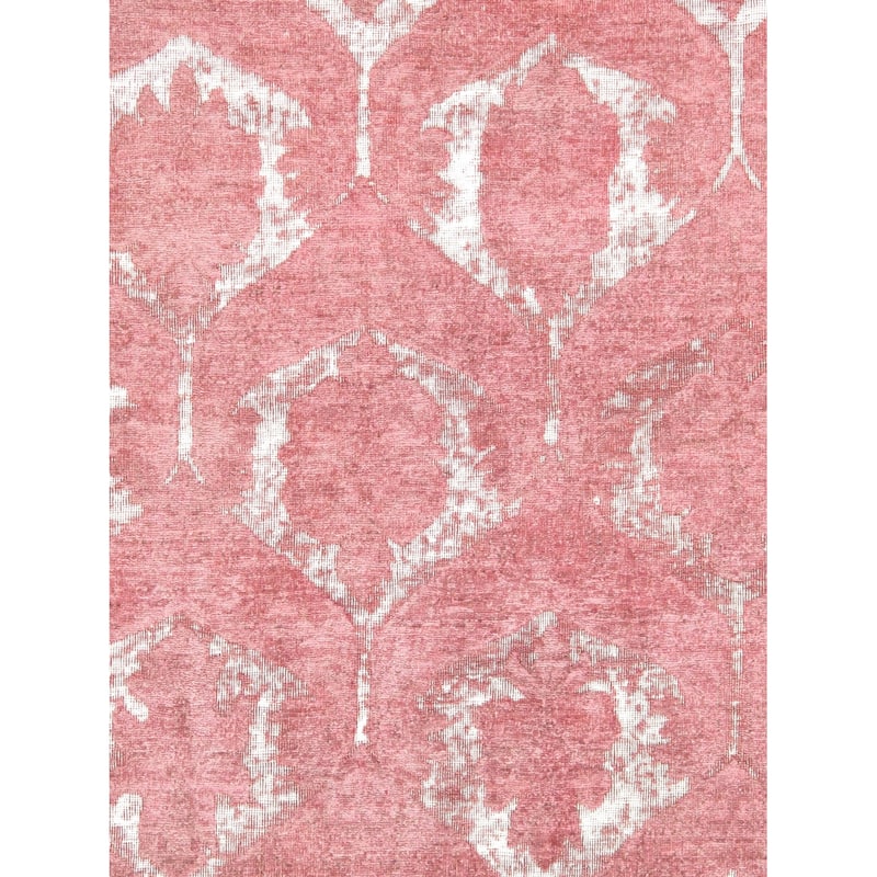 Pasargad Overdyes Collection Coral Wool Area Rug (8' 8" X 11'11") - 9' x 12'