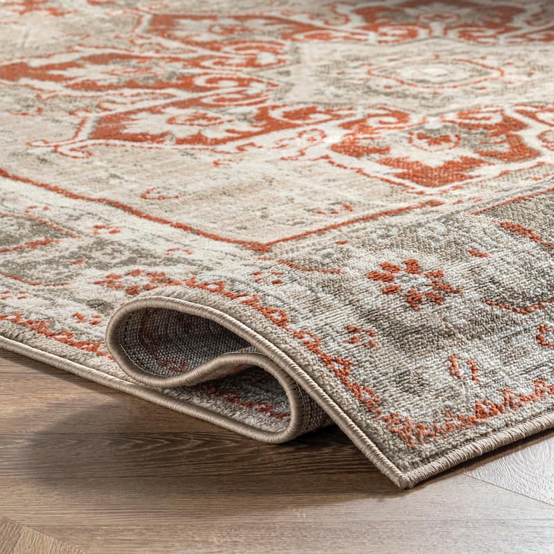 Nuloom Charlotte Faded Medallion Area Rug