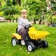 preview thumbnail 3 of 10, Kids Ride-On Excavator Tractor Car with Pedal Operation and Front Bucket for Sand Play, for Children 3-6 Years Old
