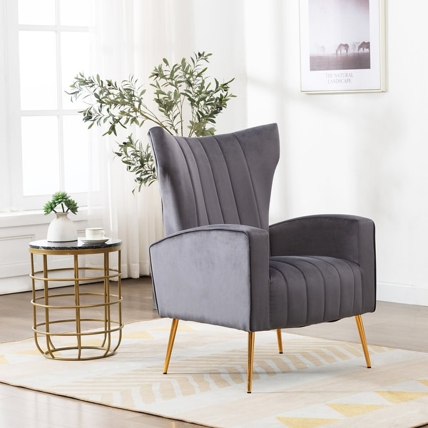 Elegant Wingback Chair. Opens flyout.