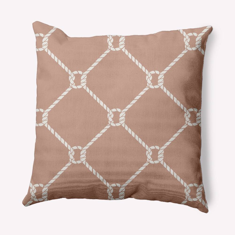 Ahoy Nautical Indoor/Outdoor Throw Pillow