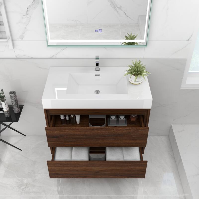Morava 36" Floating Vanity with Single Sink - 36