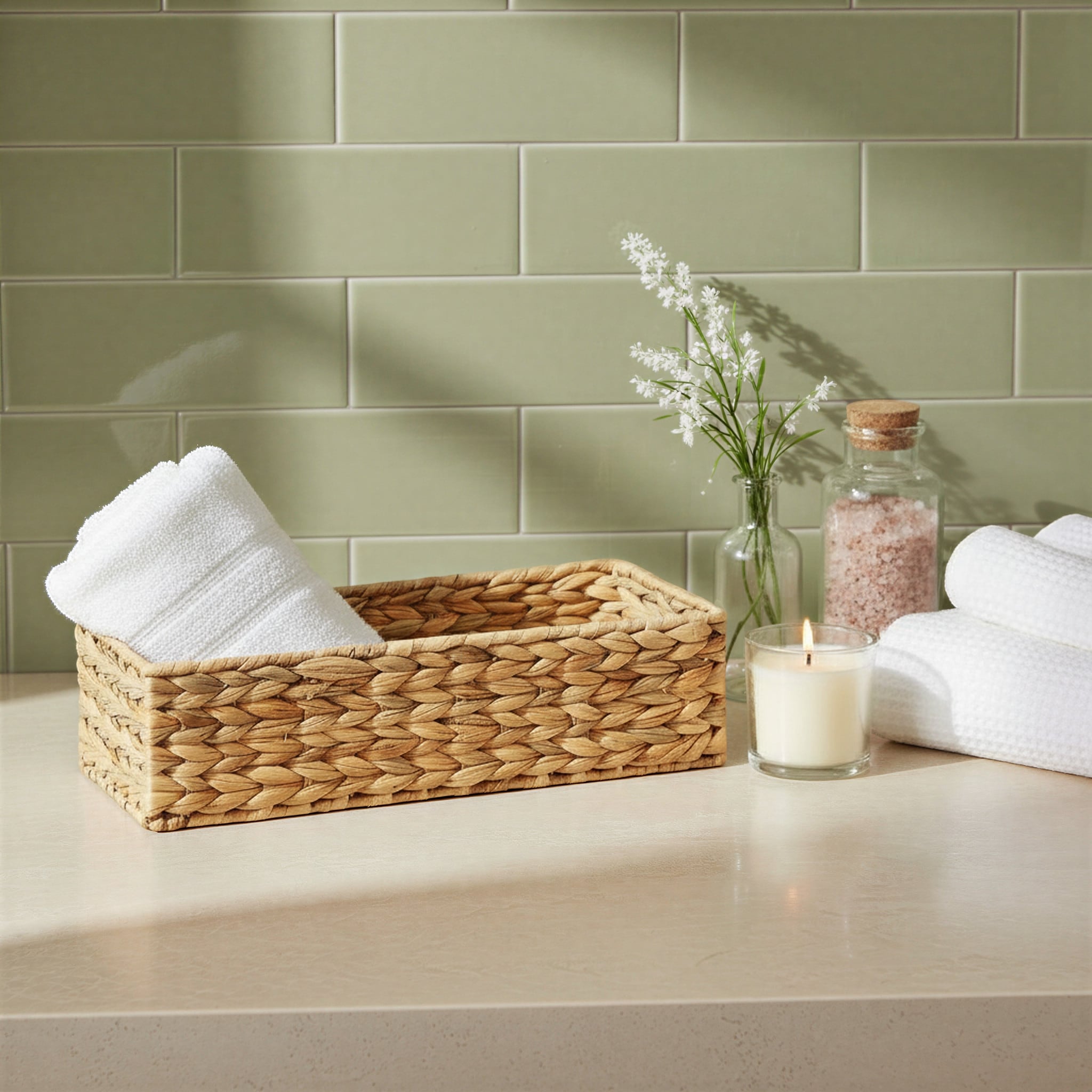 Household Essentials Woven Storage Basket