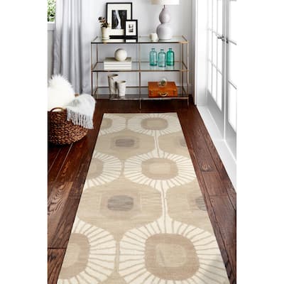 Bashian Woodbridge Beige Contemporary Area Rug