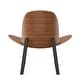 preview thumbnail 16 of 20, Corvus Mid-century Walnut Finish Accent Lounge Chair