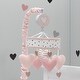 preview thumbnail 5 of 4, Lambs & Ivy Signature Heart to Heart Pink/White Musical Baby Crib Mobile