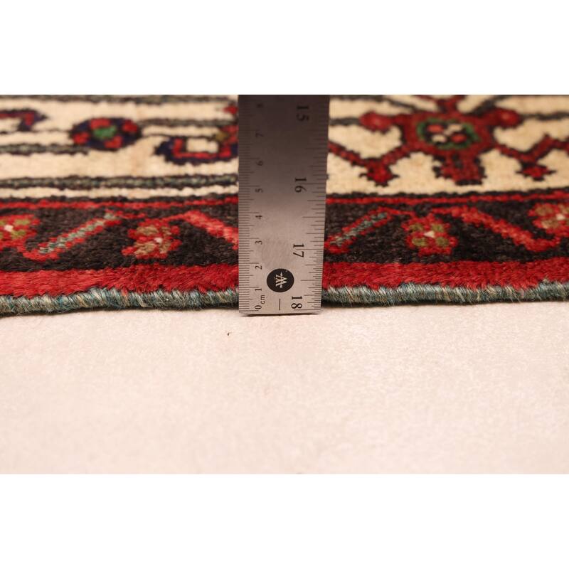 ECARPETGALLERY Hand-knotted Andelz Red Wool Rug - 3'3 x 5'1