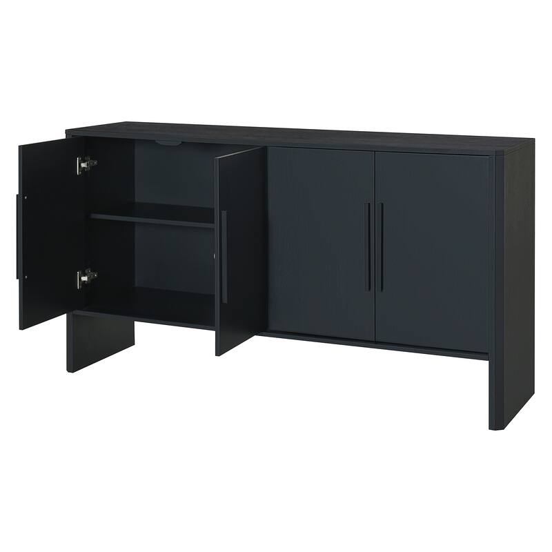 4-Door Large Storage Retro Sideboard