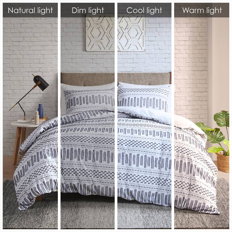 INK+IVY Rhea Cotton Jacquard Comforter Mini Set