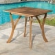 preview thumbnail 6 of 11, Outdoor Hermosa 5-piece Wood Dining Set by Christopher Knight Home