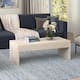 Lawrence 48" Wide Rectangular Coffee Table - 47.5" Wide - Alder White