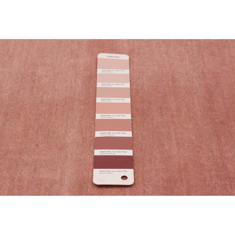 Kashkuli Gabbeh Pink Rug 2'6" x 7'9" - 2'6 x 7'9