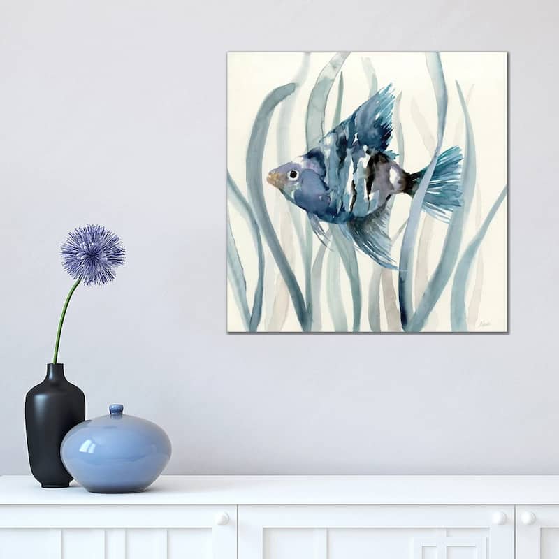 iCanvas "Fish in Seagrass II" by Nan Canvas Print - 18x18x1.5