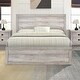 preview thumbnail 3 of 17, Rustic Full Pine Platform Bed Frame with Natural Wood Look