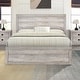 preview thumbnail 2 of 8, Vintage Farmhouse Style Queen Size Platform Bed , No Box Spring Needed