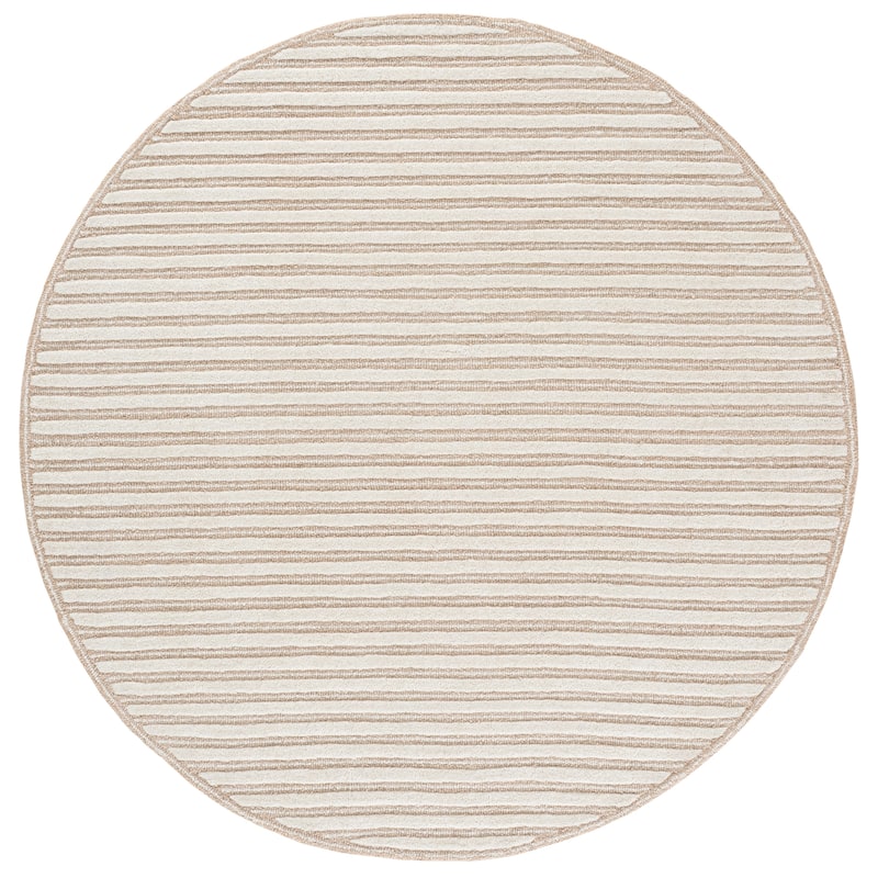 Martha Stewart Hand-Tufted Mirac Wool Rug - Beige/Ivory - 6' Round
