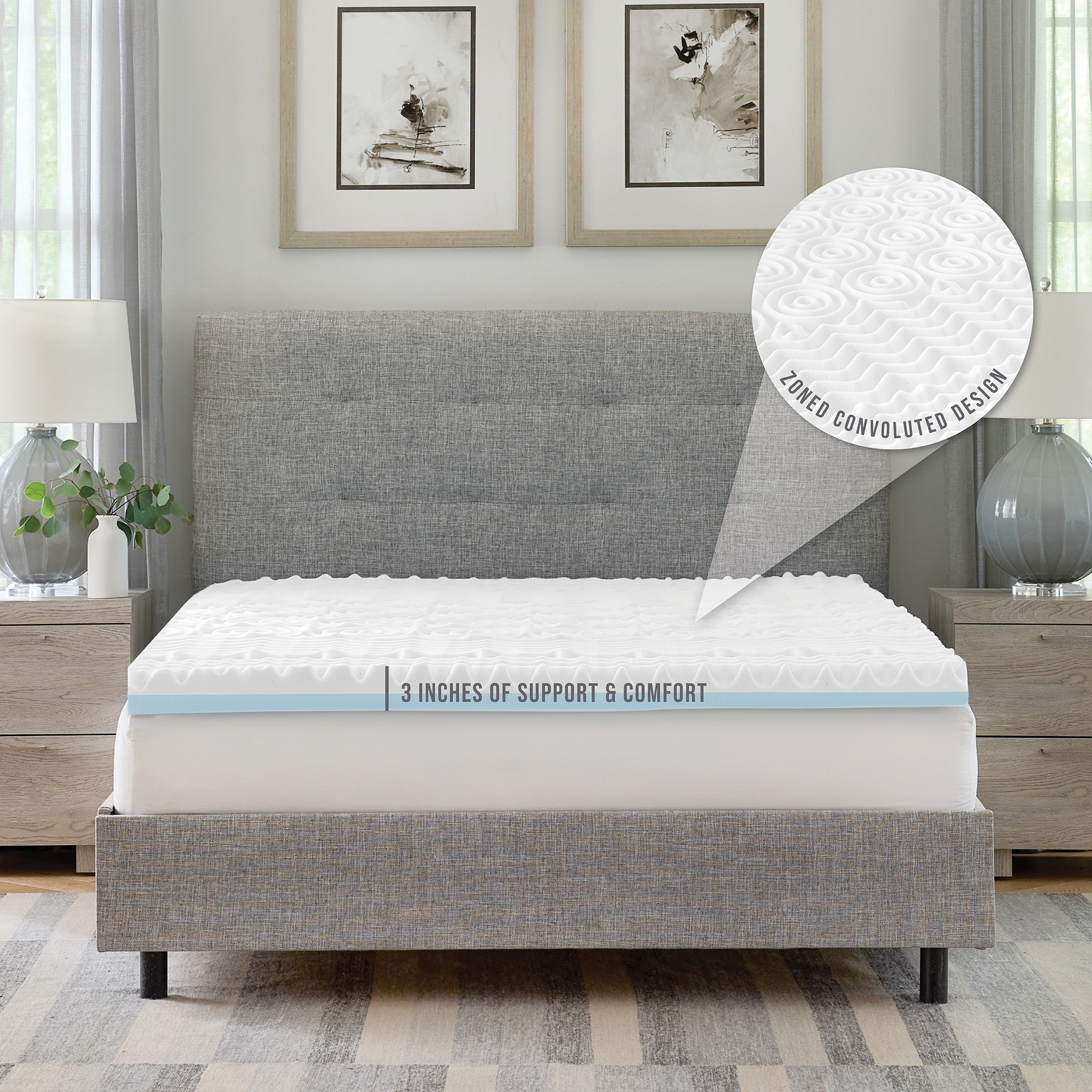 Bed bath and beyond my pillow topper clearance
