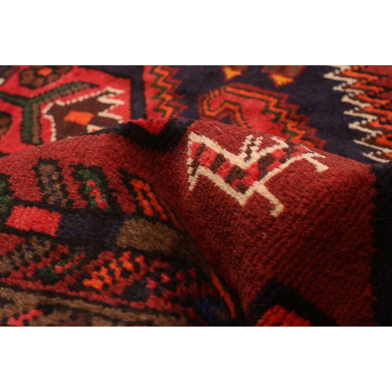 ECARPETGALLERY Hand-knotted Andelz Red Wool Rug - 4'0 x 6'8