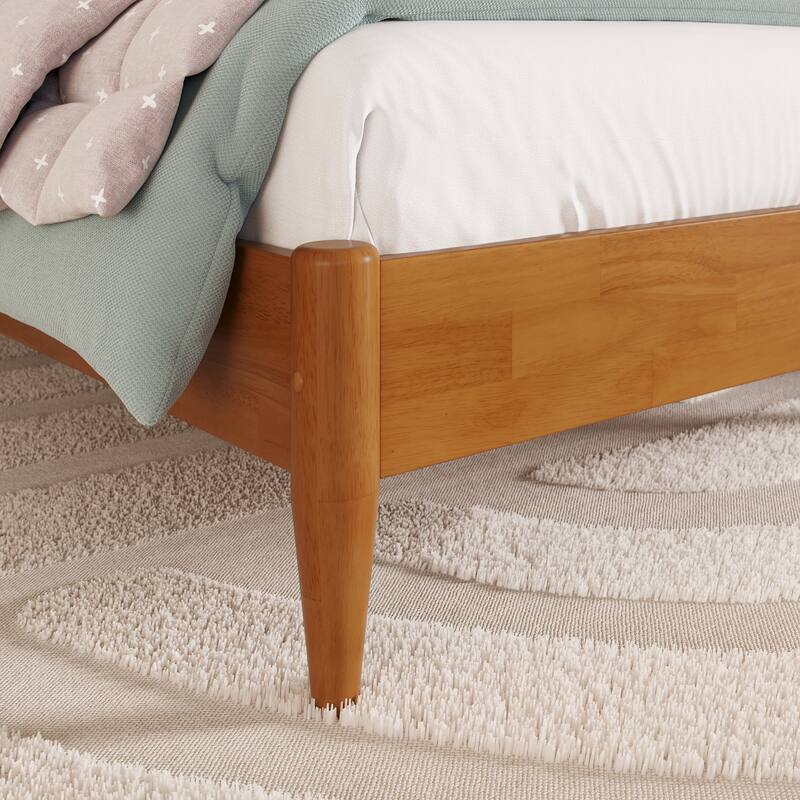 Becket Solid Wood Low Profile Platform Bed