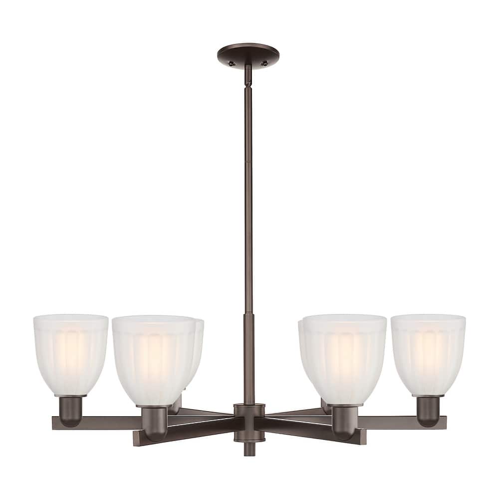 Innovations Lighting Endless Possibilities Arcadia - Brookfield - 6 Light 36" Stem Hung Chandelier