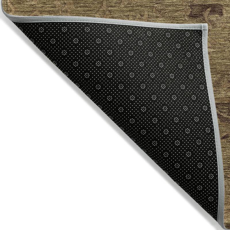 HomeRoots Floral Traditional Rectangle Outdoor Rug