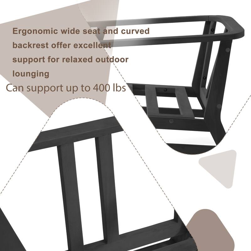 Teak Outdoor Bistro Set with Weather-Resistant Cushions (3-Piece Set)