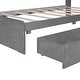 preview thumbnail 19 of 17, Twin Size Wood Platform Bed with 2 Drawers & Storage Headboard
