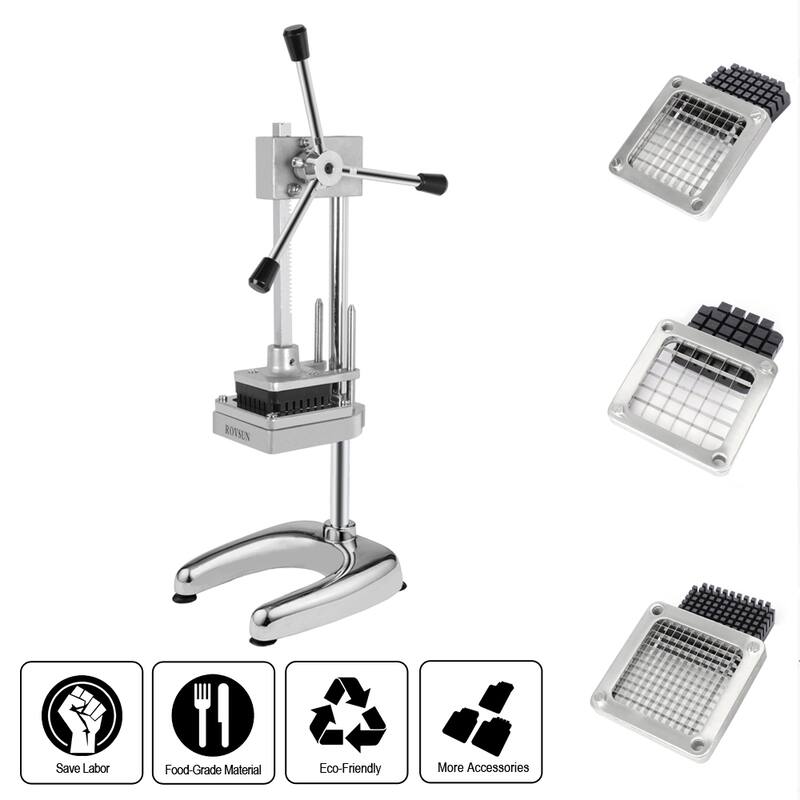 Vertical French Fries Machine Stainless Steel Electric Potato Cutter for Potatoes Carrots Cucumbers