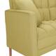 LUXMOD Futon Sleeper Sofa With 2 Pillows Fabric