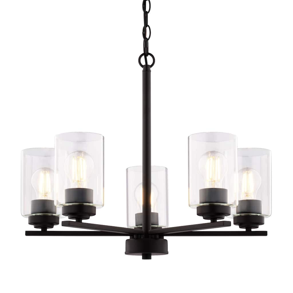 Vaxcel Lighting H0313 Park Ridge 5 Light 21" Wide Chandelier