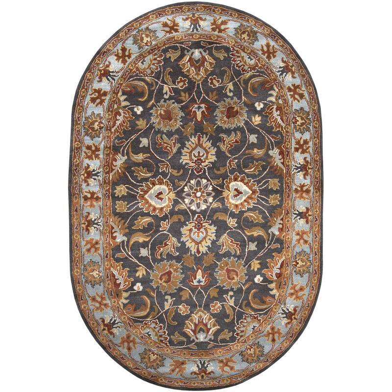 Livabliss Caesar Updated Traditional Border Area Rug.
